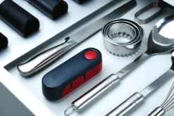 Aiguiseur/affuteur manuel Joseph Joseph Rota gris/rouge
