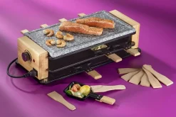 Appareil à raclette/pierrade Kela Bedretto pour 8 personnes