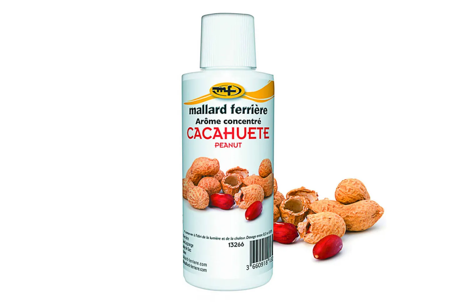Arôme alimentaire concentré Mallard Ferrière cacahuète 125ml