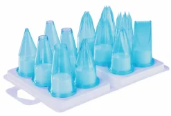 Assortiment de 12 douilles de pâtisserie polycarbonate bleu