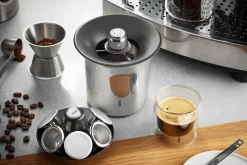 Bac de récupération du marc de café Gefu Conscio en acier inox / ABS / Silicone