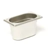 Bac gastronorme GN 1/9 inox 18/0 85cl Comas - Hauteur 10cm