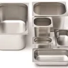 Bac gastronorme GN 1/4 inox 18/0 1,6L Comas - Hauteur 6,5cm