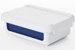 Bac à glaçons XL OXO en silicone avec couvercle - 18,4x13x3,6cm