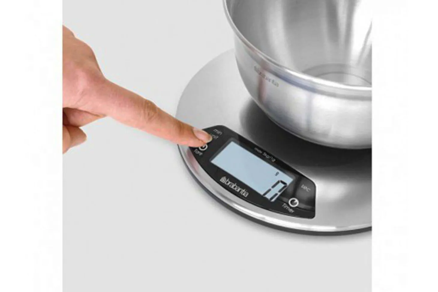 Balance de cuisine digitale Brabantia Profil Line avec minuteur