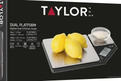 Balance de cuisine double plateau Taylor Digital Dual - 5kg et 500g