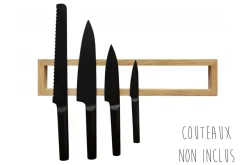 Barre aimantée artisanale Clap Design en chêne 37cm