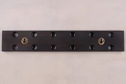 Barre aimantée artisanale Essences Creations en ébène de Macassar 45cm 6 places - N°4