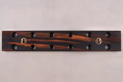 Barre aimantée artisanale Essences Creations en ébène de Macassar 45cm 6 places - N°3