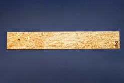 Barre aimantée artisanale Essences Creations en bouleau madré 43cm - 6 places