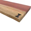 Barre aimantée artisanale Essences Creations en padouk et aubier 48cm - 6 places