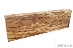 Barre aimantée artisanale Essences Creations en hêtre et résine 30cm - 3 places