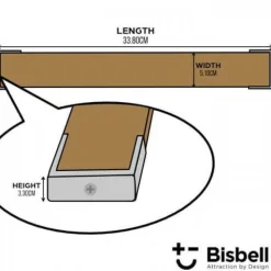 Barre aimantée Bisbell 34cm
