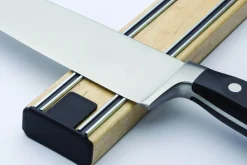Barre aimantée "Bisigrip" BISBELL en hévéa 45 cm pour couteaux de cuisine