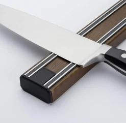 Barre aimantée surpuissante Bisbell Bisichef 35cm en bois