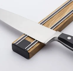 Barre aimantée surpuissante Bisbell Bisichef 35cm en bois