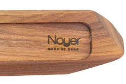 Barre magnétique artisanale haut de gamme Noyer 60cm pour 8 couteaux