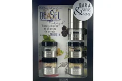 Bar à sels Savor&Sens 5 saveurs + 1 moulin dévissable - 145g