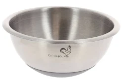 Bassine patissière demi sphère De Buyer Cul-de-Poule inox revêtement silicone