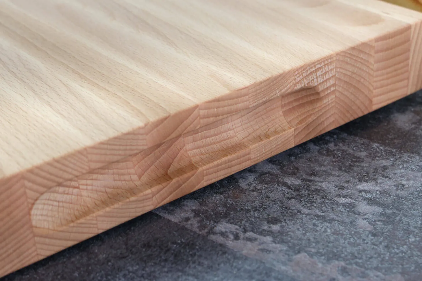Billot de cuisine Fukito en bois de hêtre certifié FSC - 45 x 30 x 4 cm