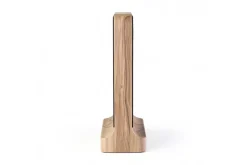 Bloc aimanté Bisbell en frêne soft touch pour 8 couteaux