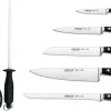 Bloc bois Arcos CLASICA 5 couteaux forgés + 2 accessoires
