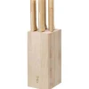 Bloc bois de hêtre 5 couteaux cuisine Opinel Parallèle