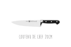 Bloc couteaux bambou 6 pièces Zwilling Professionnal S lames forgées
