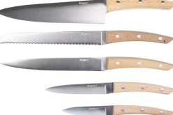 Bloc 5 couteaux de cuisine Homey's Bokträ manches en hêtre