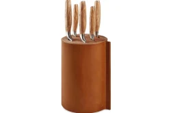 Bloc 5 couteaux forgés Wüsthof Amici en bois d'olivier