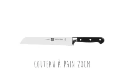 Bloc couteaux hêtre 7 pièces Zwilling Professionnal S lames forgées