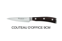Bloc couteaux Wüsthof Ikon en frêne - 7 couteaux forgés et 2 accessoires
