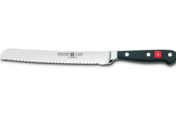 Bloc cuisine Wusthof Classic noir 7 pièces - 5 couteaux + 1 fusil et une paire de ciseaux