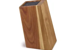 Bloc de couteaux incliné vide Beka Nomad en bois d'acacia