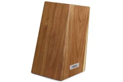 Bloc de couteaux incliné vide Beka Nomad en bois d'acacia