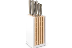 Bloc de 7 couteaux Wusthof Classic Colour Velvet Oyster forgés