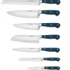 Bloc de 7 couteaux Wusthof Classic Colour Wild Blueberry forgés
