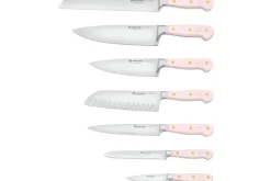 Bloc de 7 couteaux Wusthof Classic Colour Pink Himalayan Salt forgés