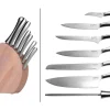Bloc en bois Berghoff Essentials 6 couteaux + 1 fusil à aiguiser