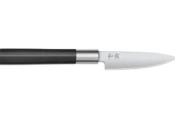 Bloc en chêne avec 8 couteaux japonais Kai Wasabi Black