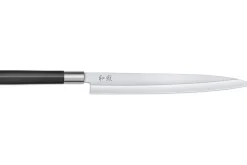 Bloc en chêne avec 8 couteaux japonais Kai Wasabi Black