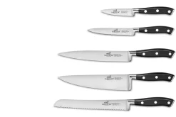 Bloc en noyer SABATIER International Ysis 5 couteaux de cuisine