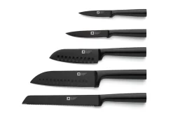 Bloc magnétique bambou + 5 couteaux Richardson Sheffield Nox