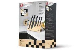 Bloc magnétique bambou + 5 couteaux Richardson Sheffield Nox