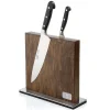 Bloc magnétique Zassenhaus en bois pour 10 couteaux de cuisine