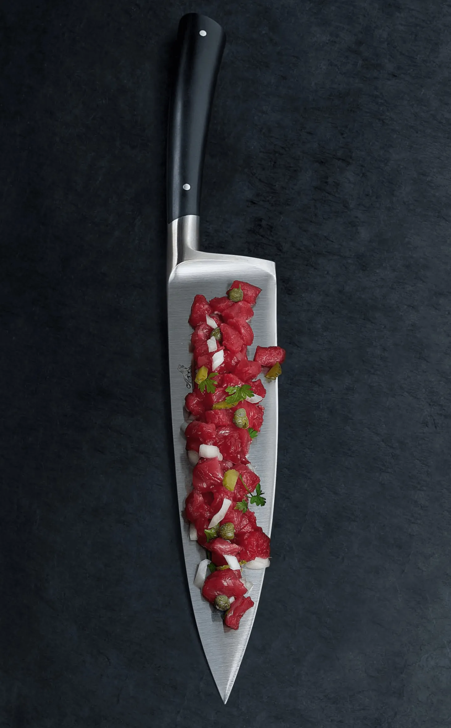 Bloc Sabatier Edonist en hêtre 5 couteaux forgés acier inox