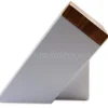 Bloc SABATIER Provençao en olivier laqué blanc 5 couteaux forgés acier inox