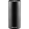 Bloc universel design rond noir Arcos intérieur amovible fibres PP