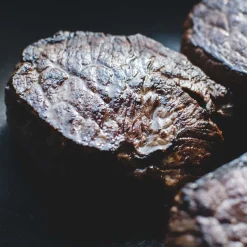 Bloc universel noir Déglon Brasserie 6 couteaux à steak manches rivetés