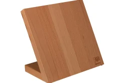 Bloc vide aimanté Artelegno Milano en bois de hêtre pour 5 couteaux de cuisine